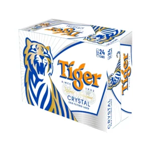 Nồng độ cồn 4.6% - Thùng 24 lon bia Tiger Crystal 330ml